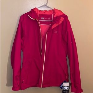 Pink Helly Hansen Waterproof Sundance Jacket